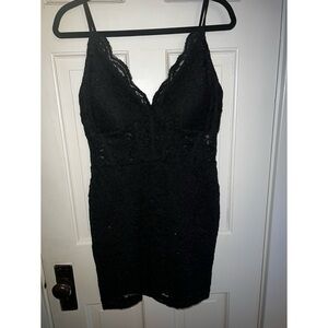 Morgan & Co. Black Lace Mini Dress